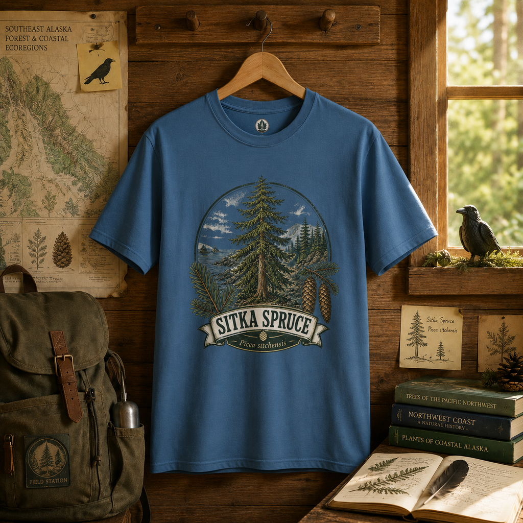 Sitka Spruce, Picea sitchensis T‑Shirt