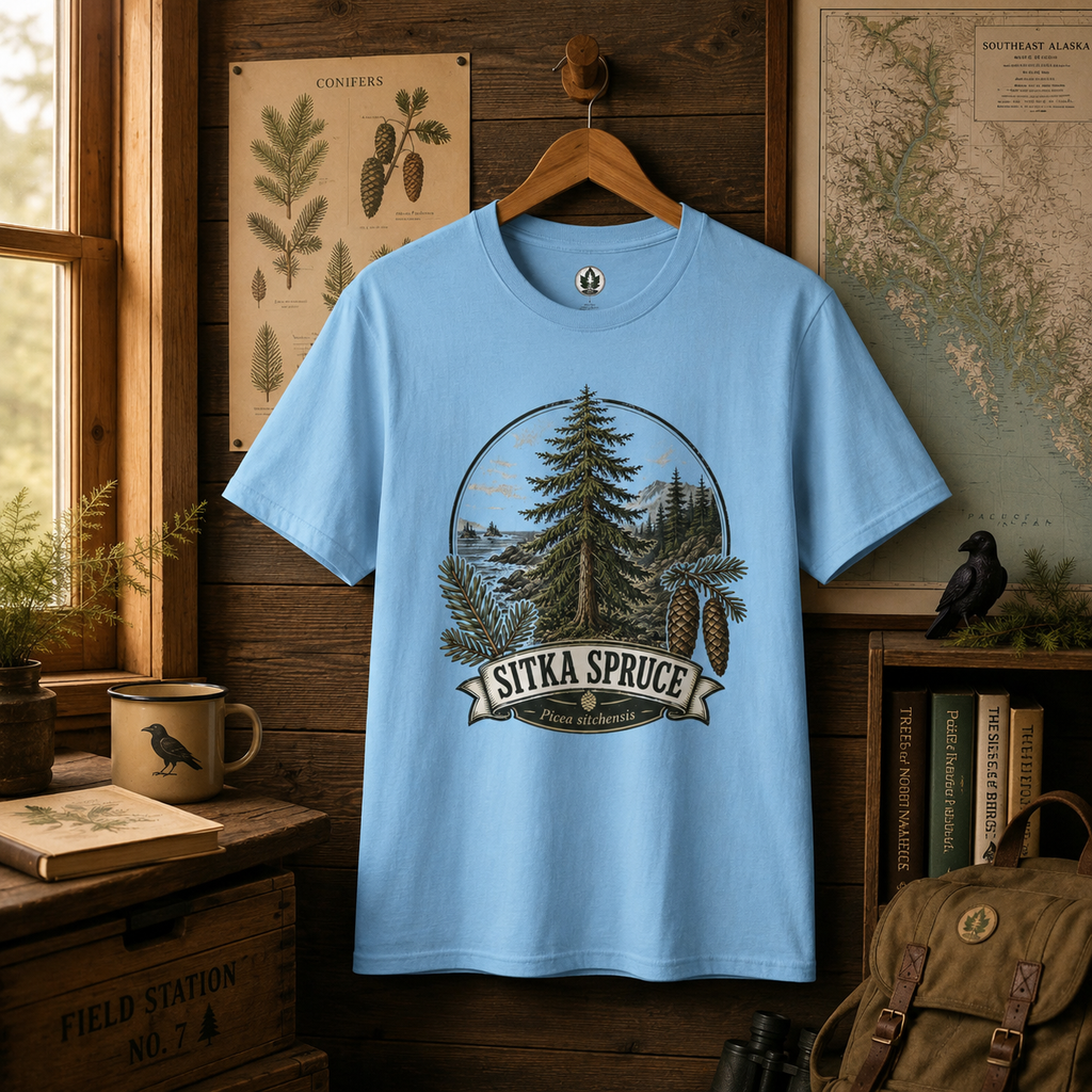 Sitka Spruce, Picea sitchensis T‑Shirt