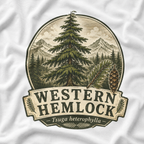 Western Hemlock, Tsuga heterophylla T‑Shirt