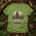Western Hemlock, Tsuga heterophylla T‑Shirt