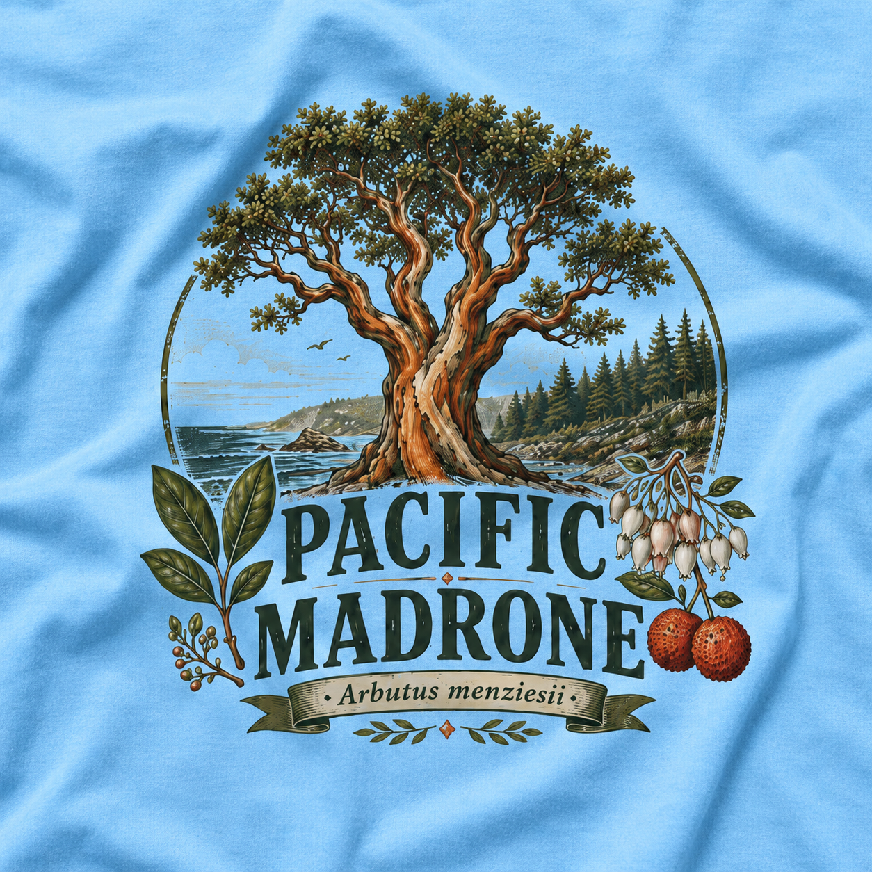Pacific Madrone, Arbutus menziesii T‑Shirt