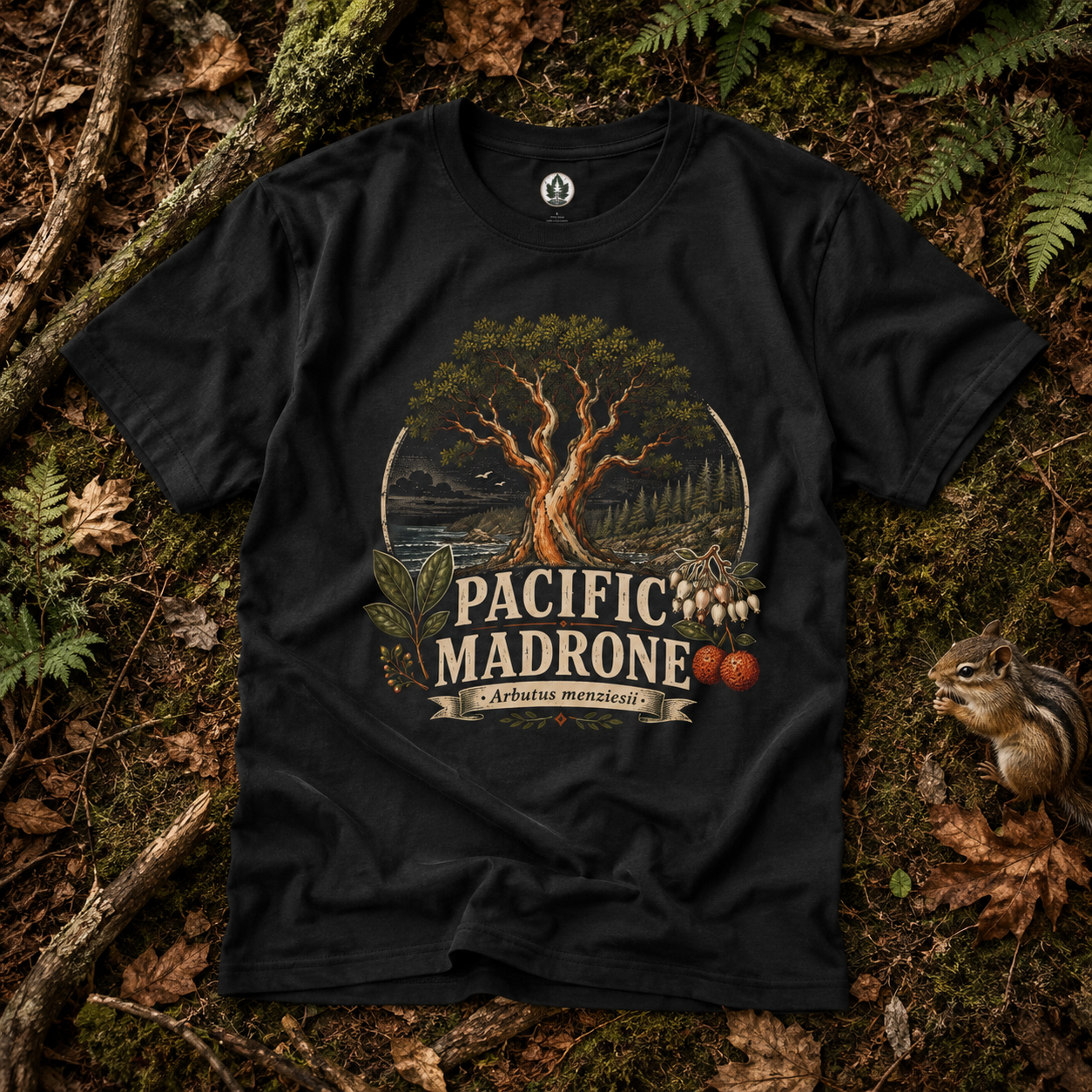 Pacific Madrone, Arbutus menziesii T‑Shirt