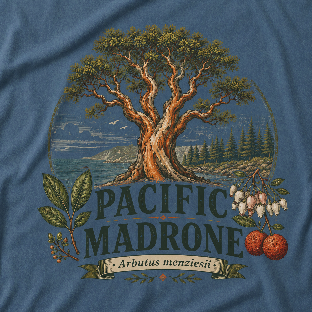 Pacific Madrone, Arbutus menziesii T‑Shirt