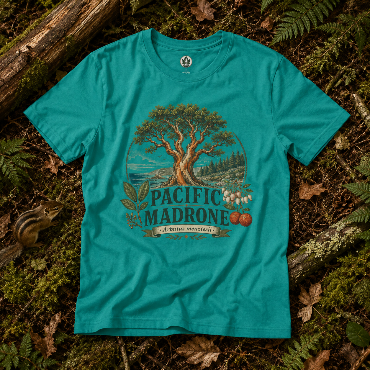 Pacific Madrone, Arbutus menziesii T‑Shirt