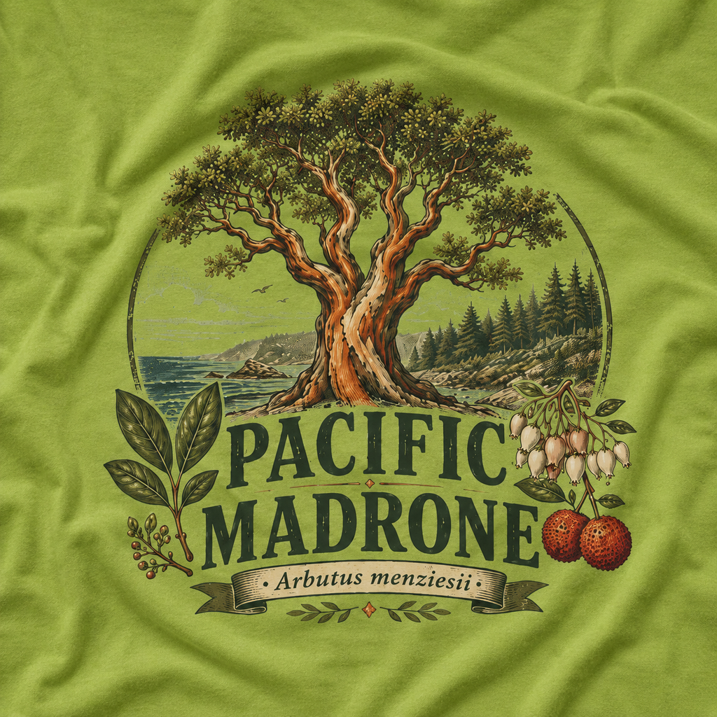 Pacific Madrone, Arbutus menziesii T‑Shirt