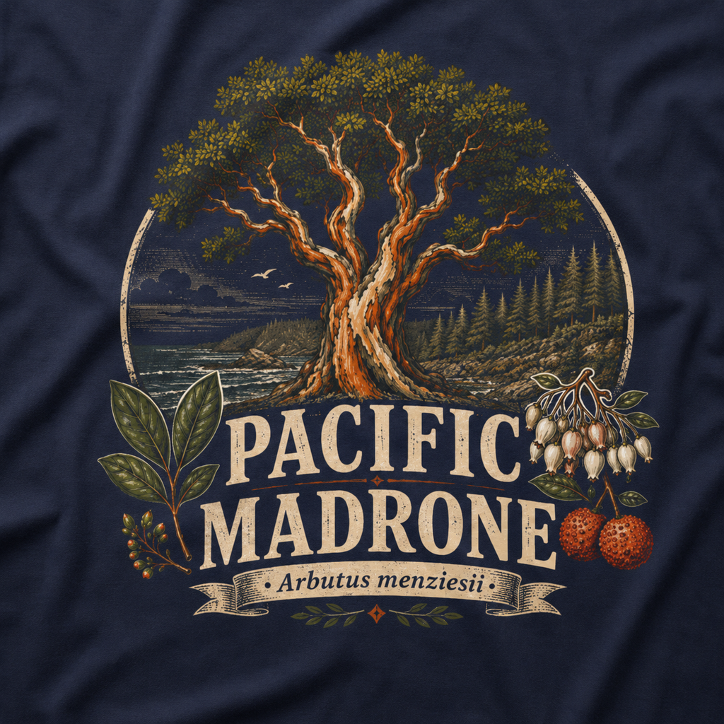 Pacific Madrone, Arbutus menziesii T‑Shirt
