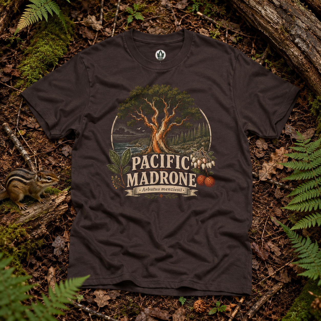 Pacific Madrone, Arbutus menziesii T‑Shirt