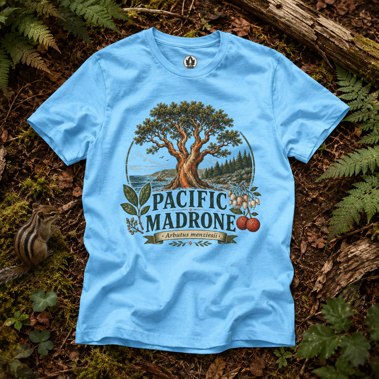 Pacific Madrone, Arbutus menziesii T‑Shirt
