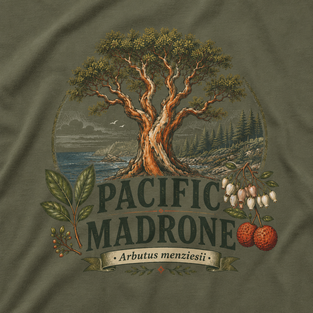 Pacific Madrone, Arbutus menziesii T‑Shirt