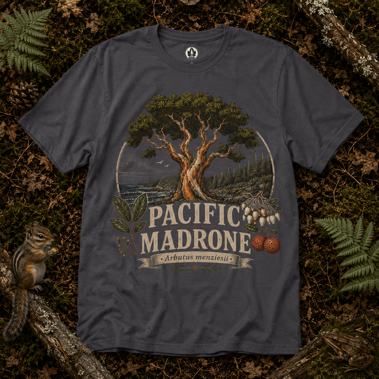 Pacific Madrone, Arbutus menziesii T‑Shirt
