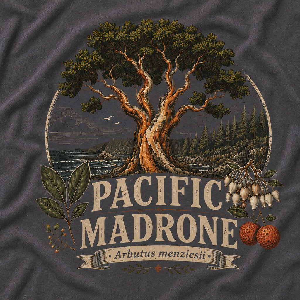 Pacific Madrone, Arbutus menziesii T‑Shirt