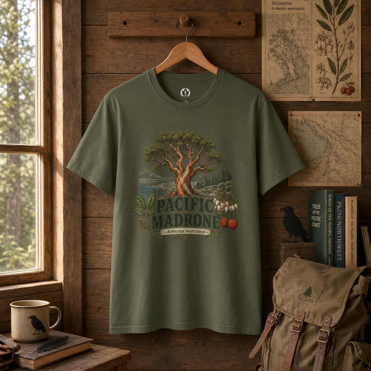 Pacific Madrone, Arbutus menziesii T‑Shirt
