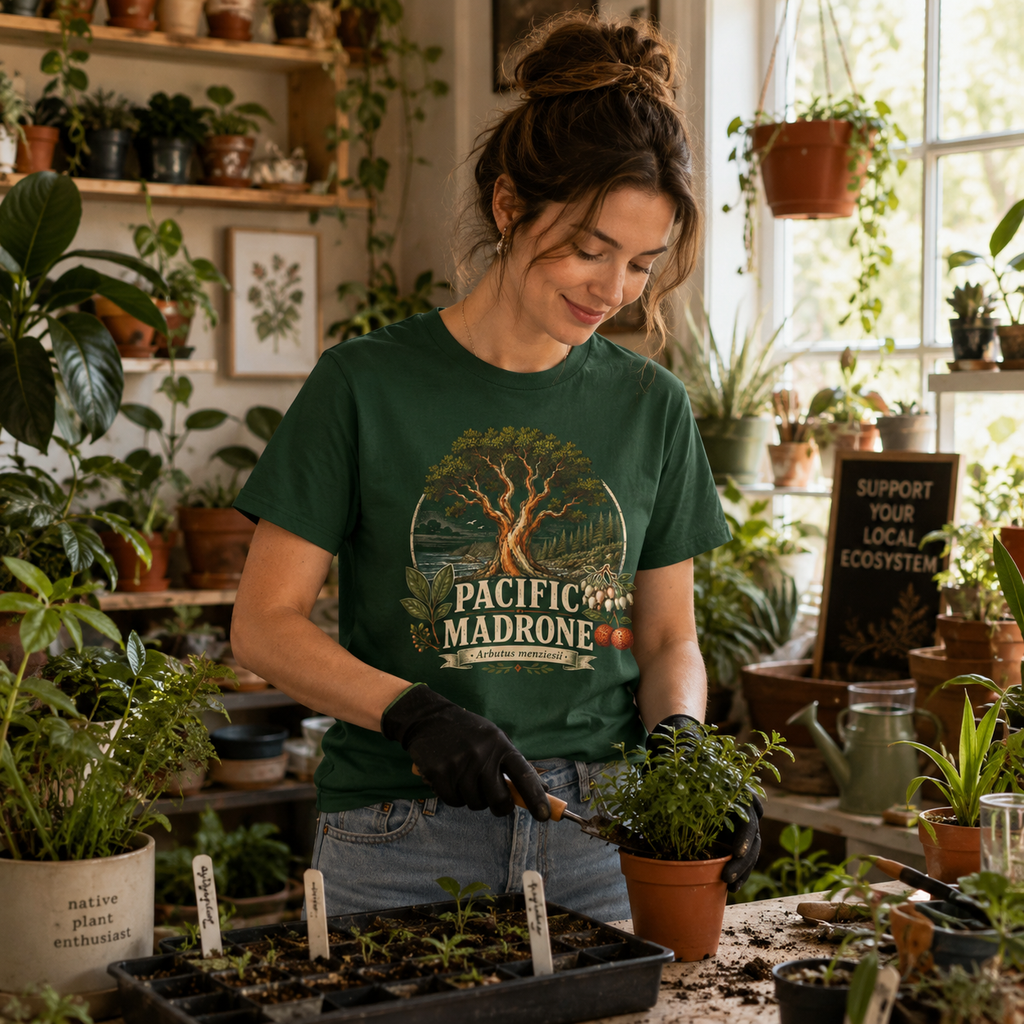 Pacific Madrone, Arbutus menziesii T‑Shirt