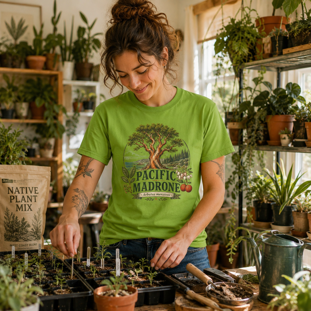 Pacific Madrone, Arbutus menziesii T‑Shirt