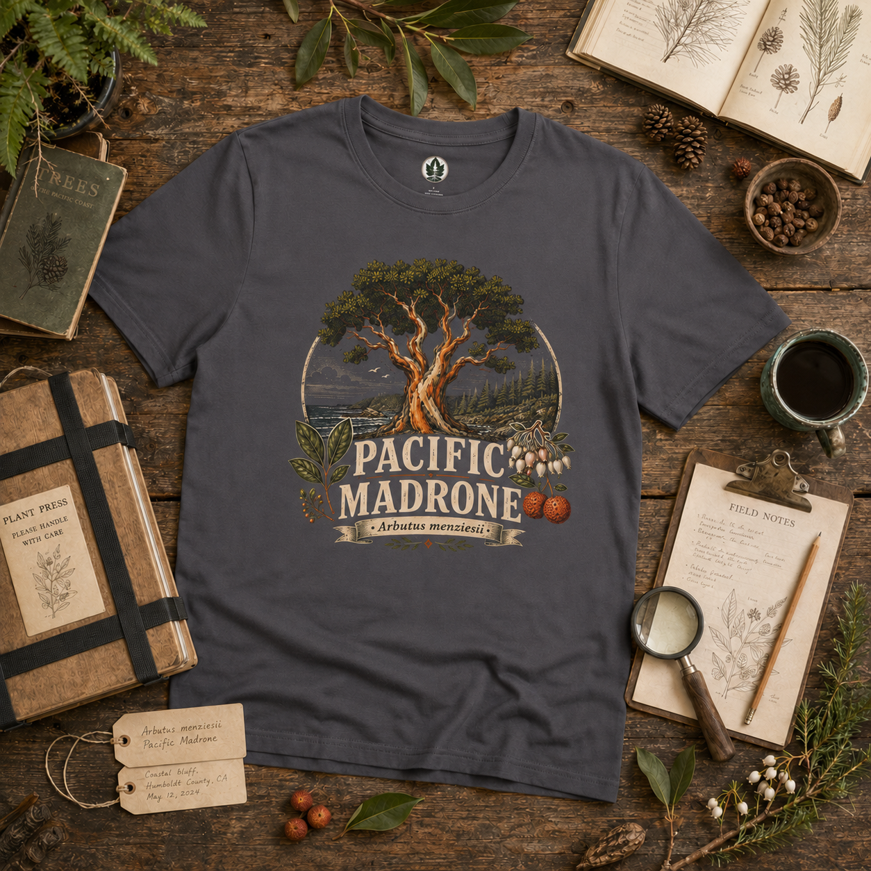 Pacific Madrone, Arbutus menziesii T‑Shirt
