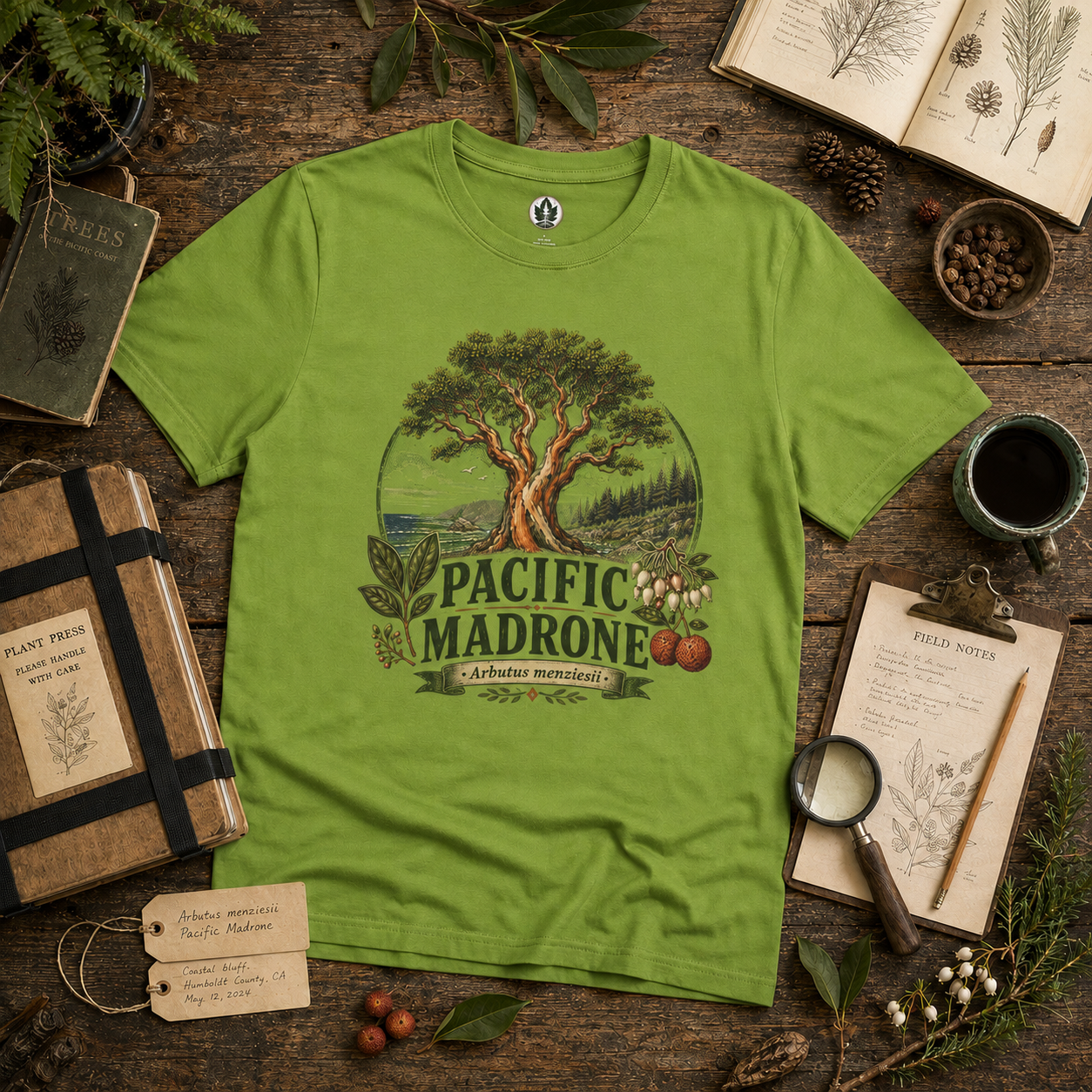 Pacific Madrone, Arbutus menziesii T‑Shirt