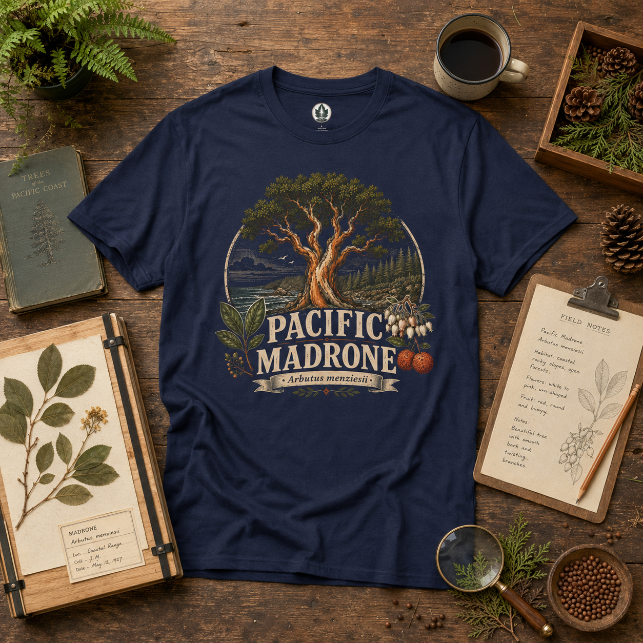 Pacific Madrone, Arbutus menziesii T‑Shirt
