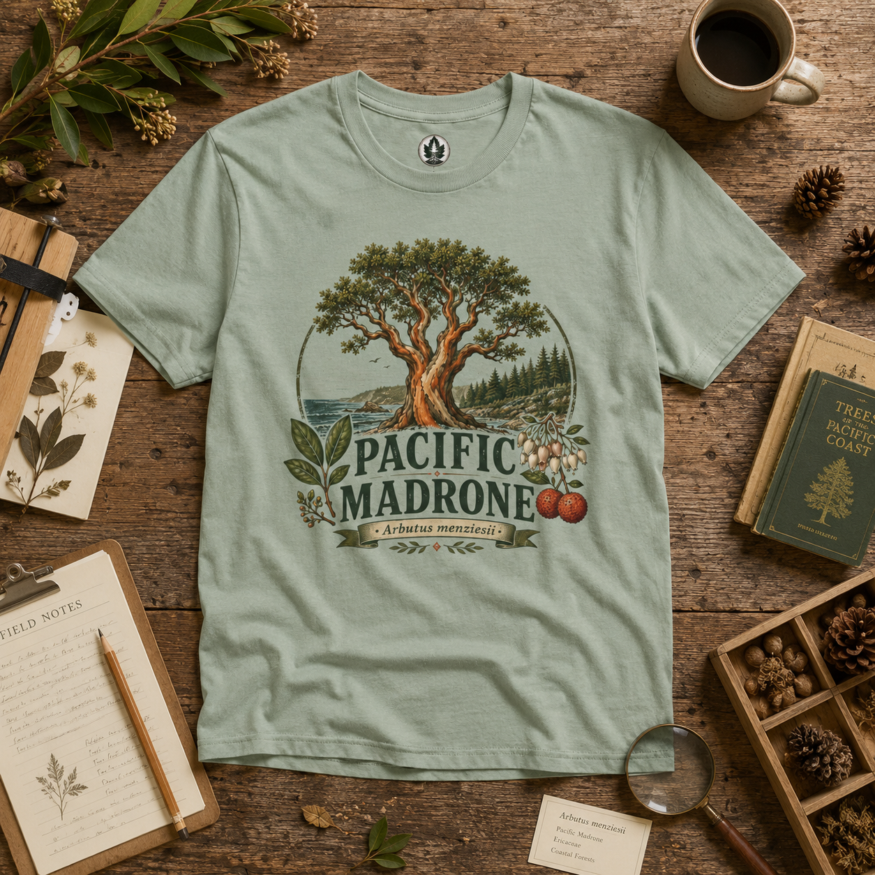 Pacific Madrone, Arbutus menziesii T‑Shirt