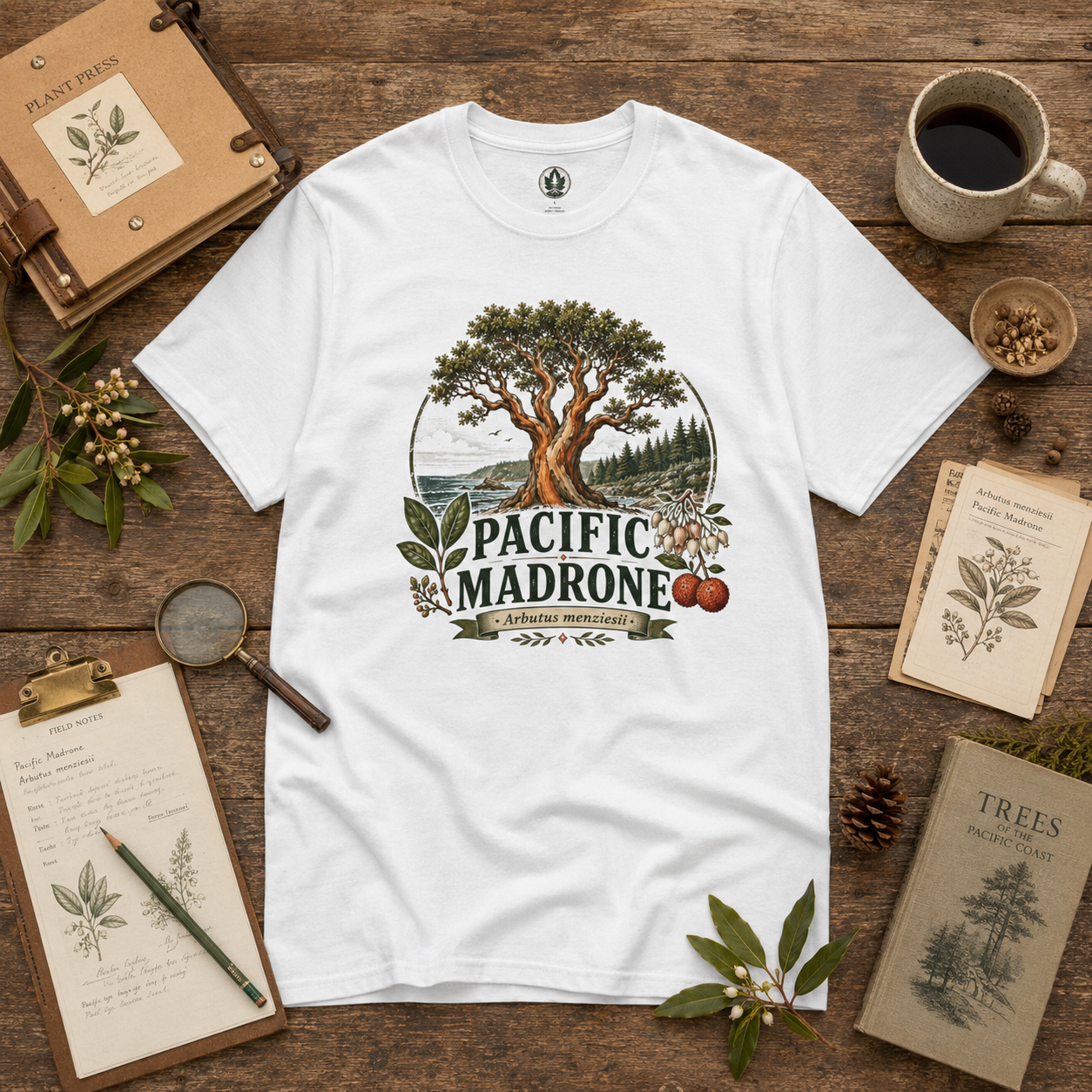 Pacific Madrone, Arbutus menziesii T‑Shirt