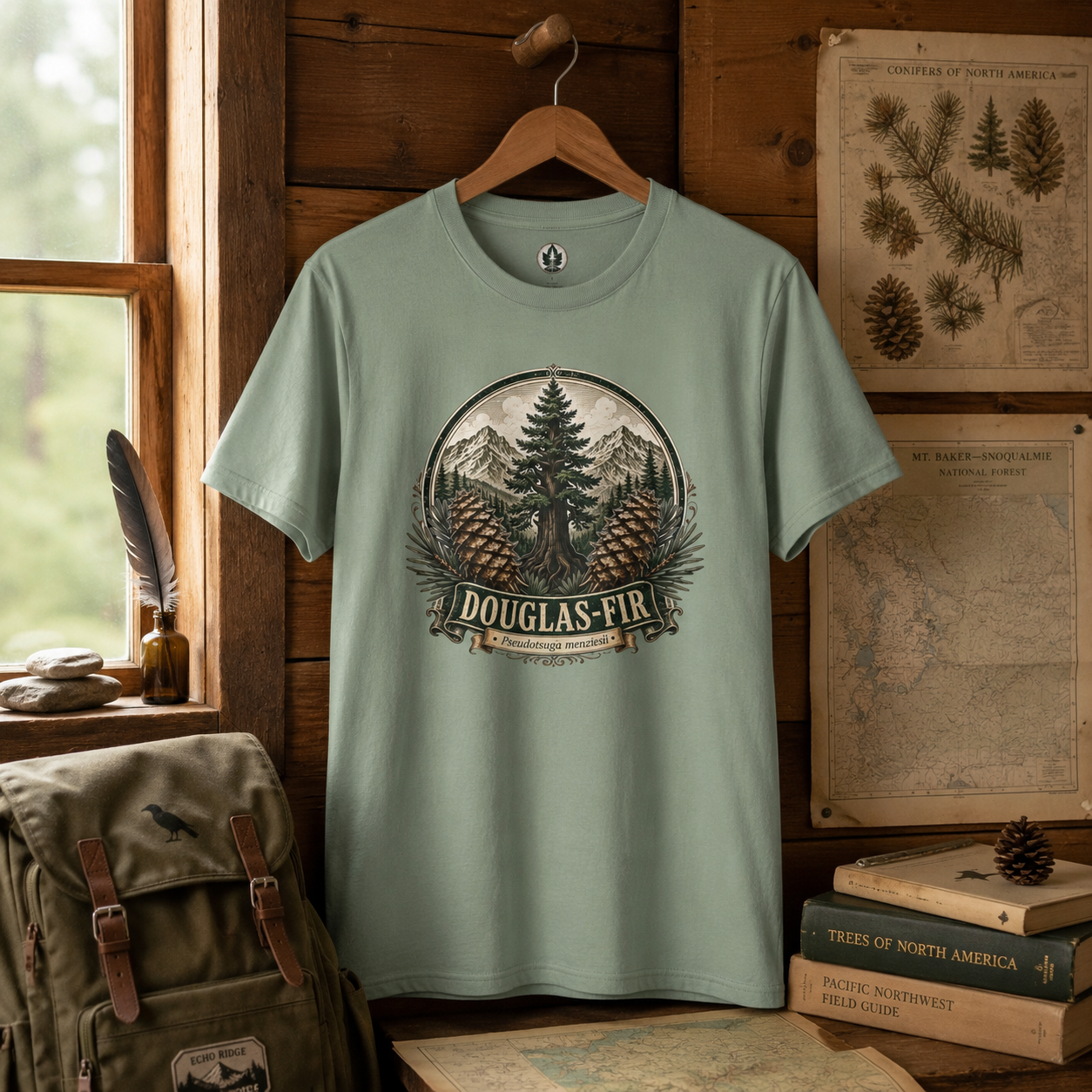 Douglas-Fir, Pseudotsuga menziesii T‑Shirt