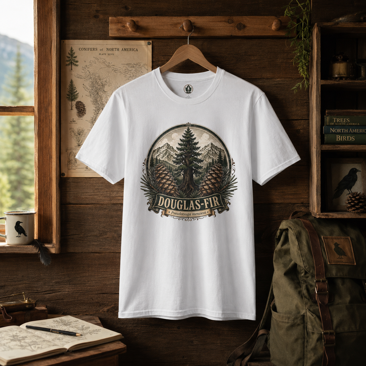 Douglas-Fir, Pseudotsuga menziesii T‑Shirt