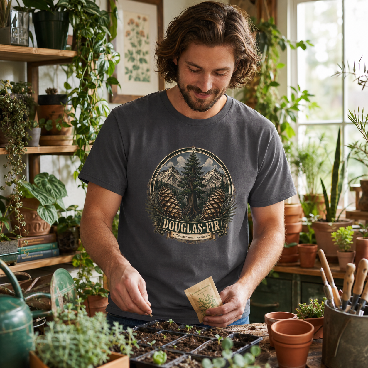 Douglas-Fir, Pseudotsuga menziesii T‑Shirt