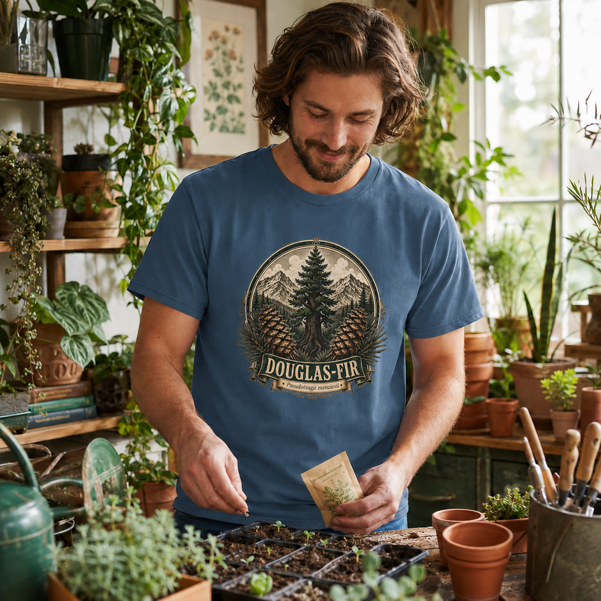 Douglas-Fir, Pseudotsuga menziesii T‑Shirt