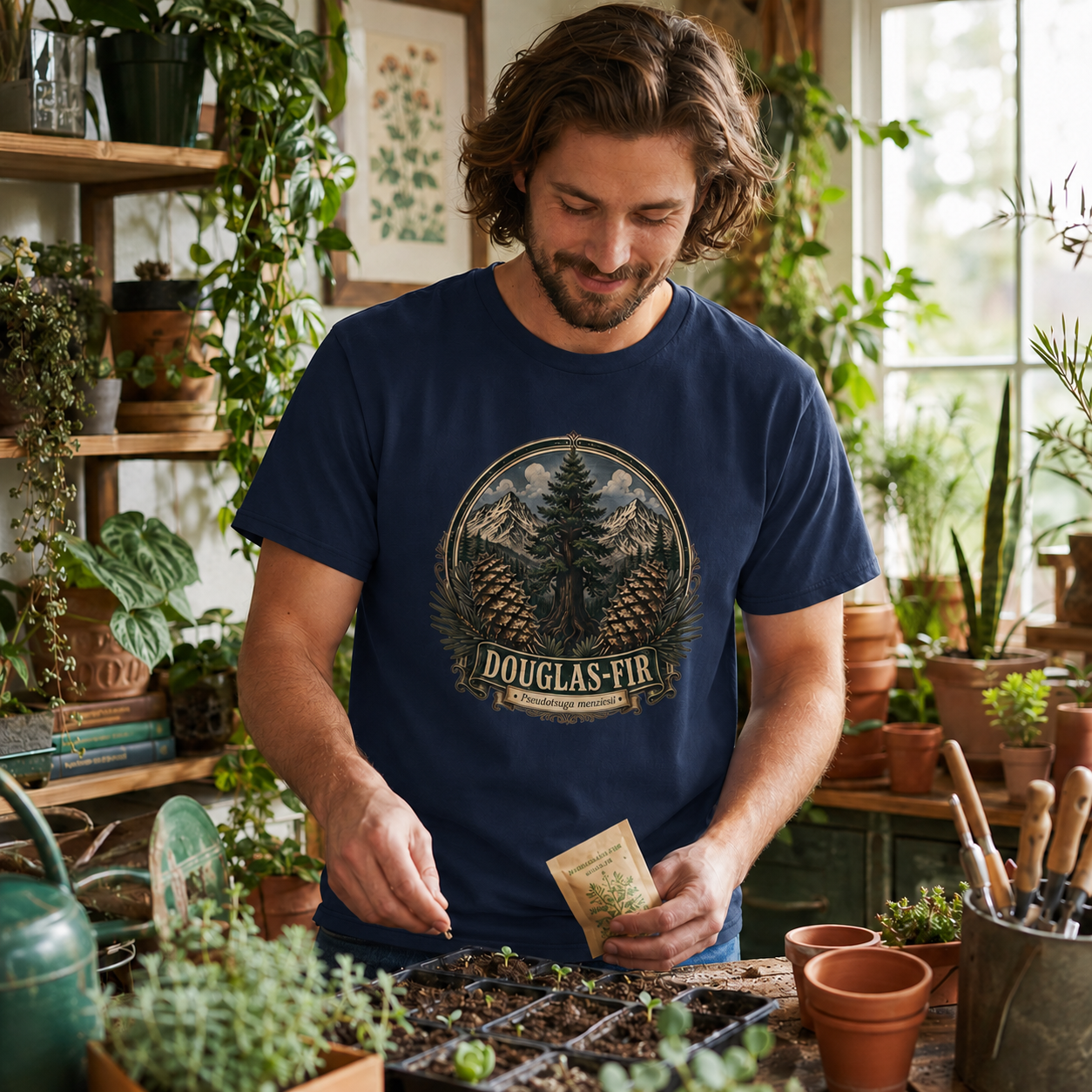 Douglas-Fir, Pseudotsuga menziesii T‑Shirt