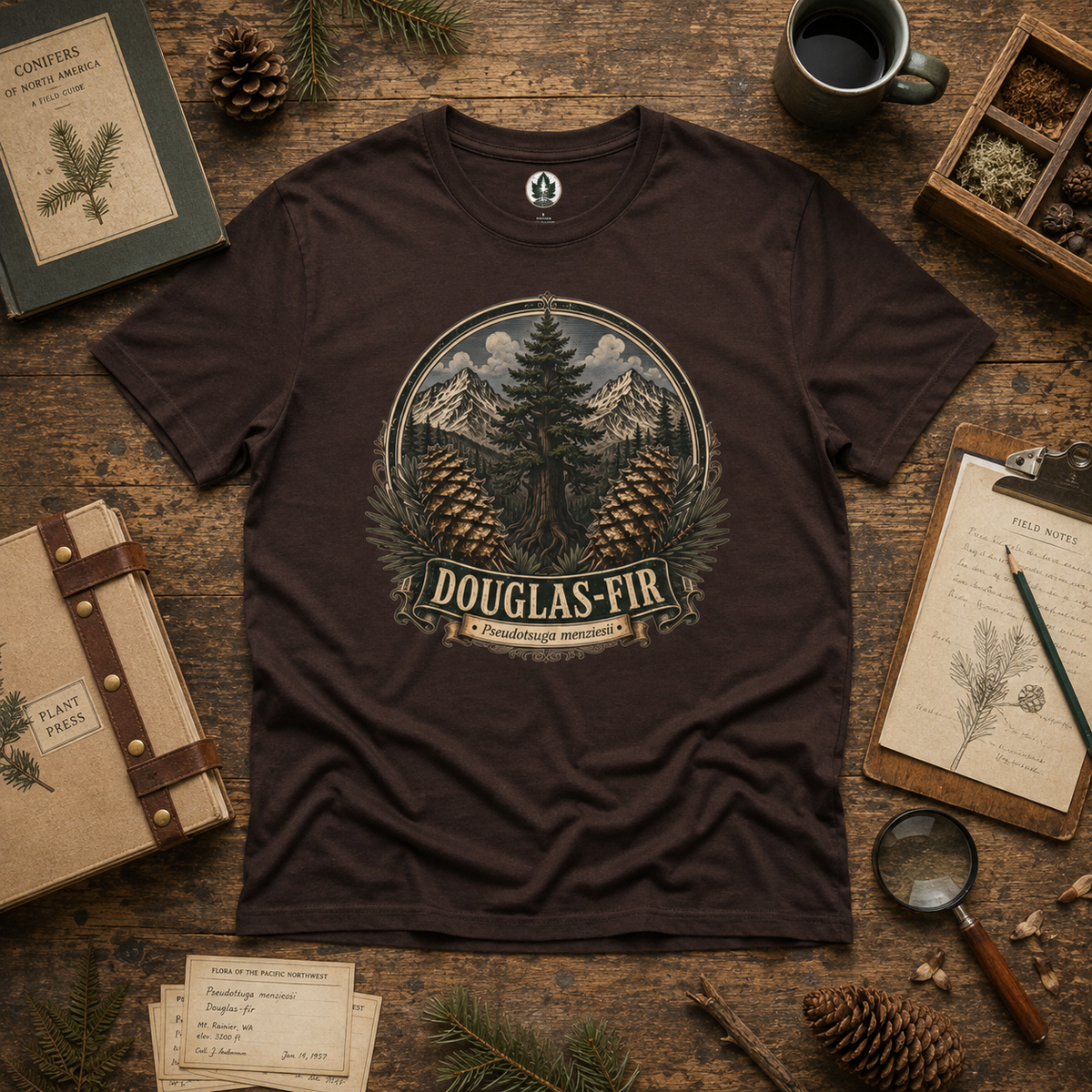Douglas-Fir, Pseudotsuga menziesii T‑Shirt