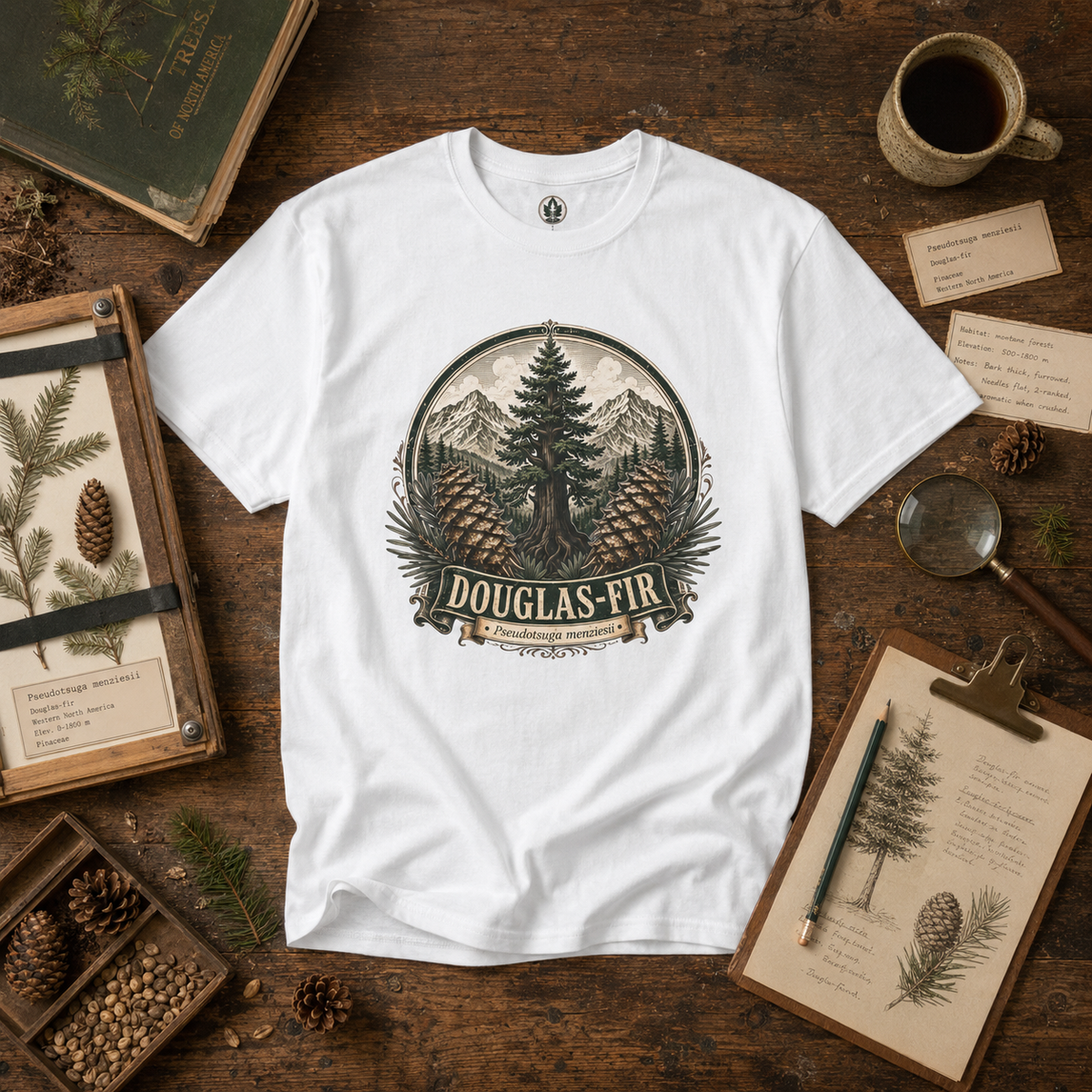 Douglas-Fir, Pseudotsuga menziesii T‑Shirt