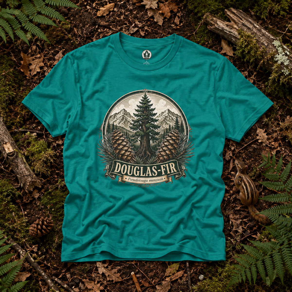 Douglas-Fir, Pseudotsuga menziesii T‑Shirt