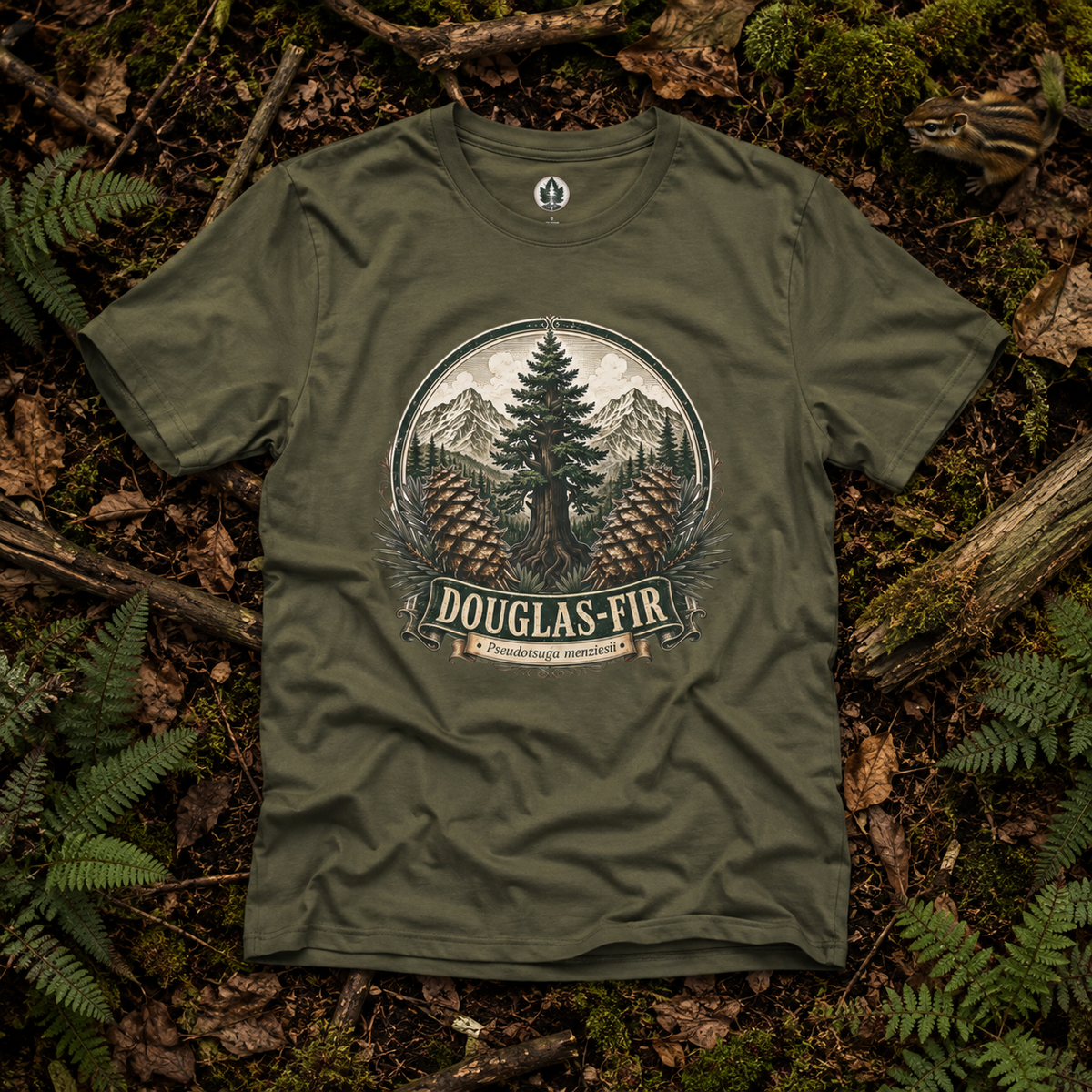 Douglas-Fir, Pseudotsuga menziesii T‑Shirt