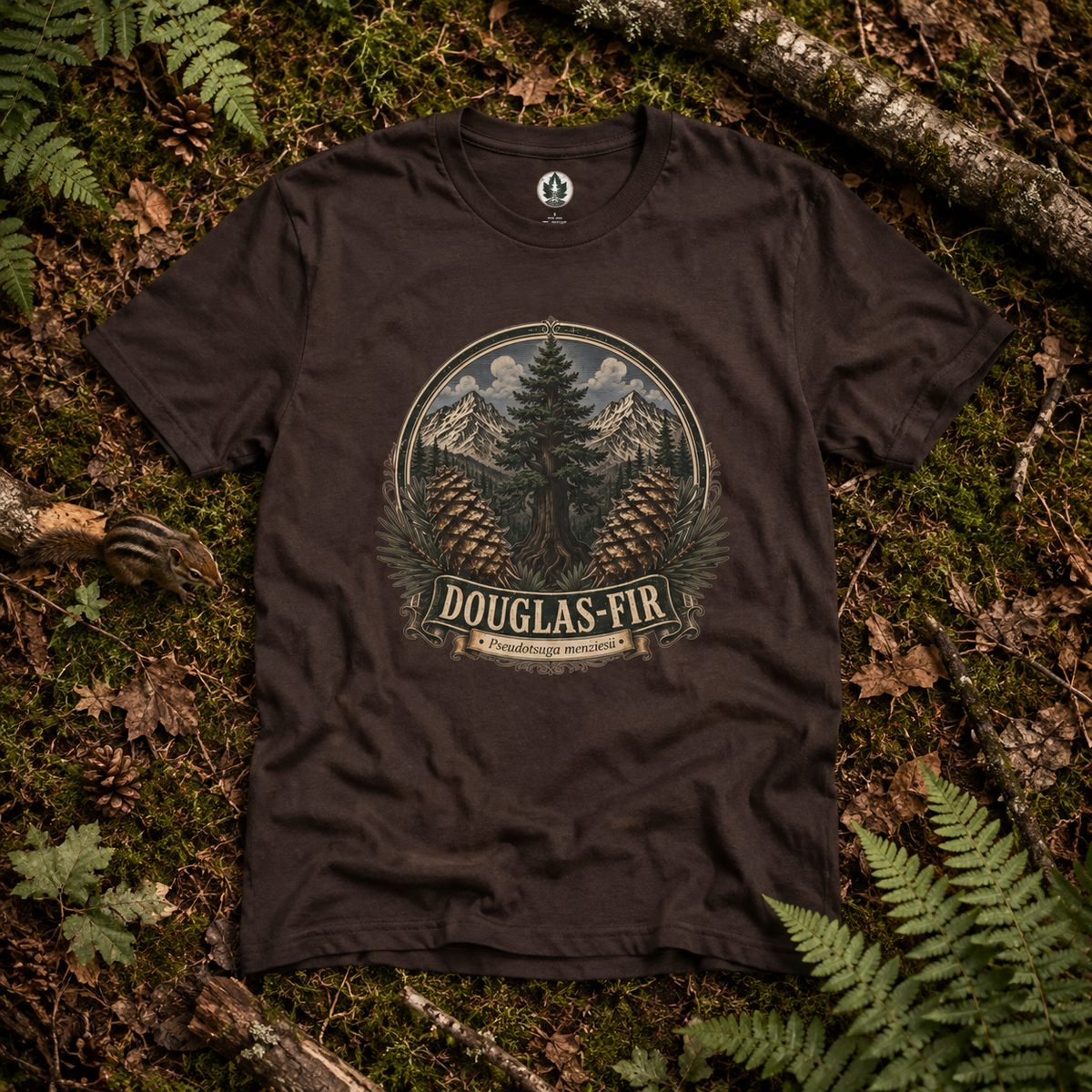 Douglas-Fir, Pseudotsuga menziesii T‑Shirt