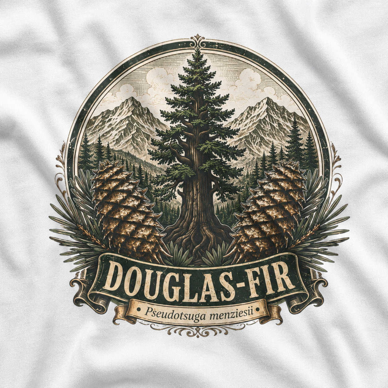 Douglas-Fir, Pseudotsuga menziesii T‑Shirt