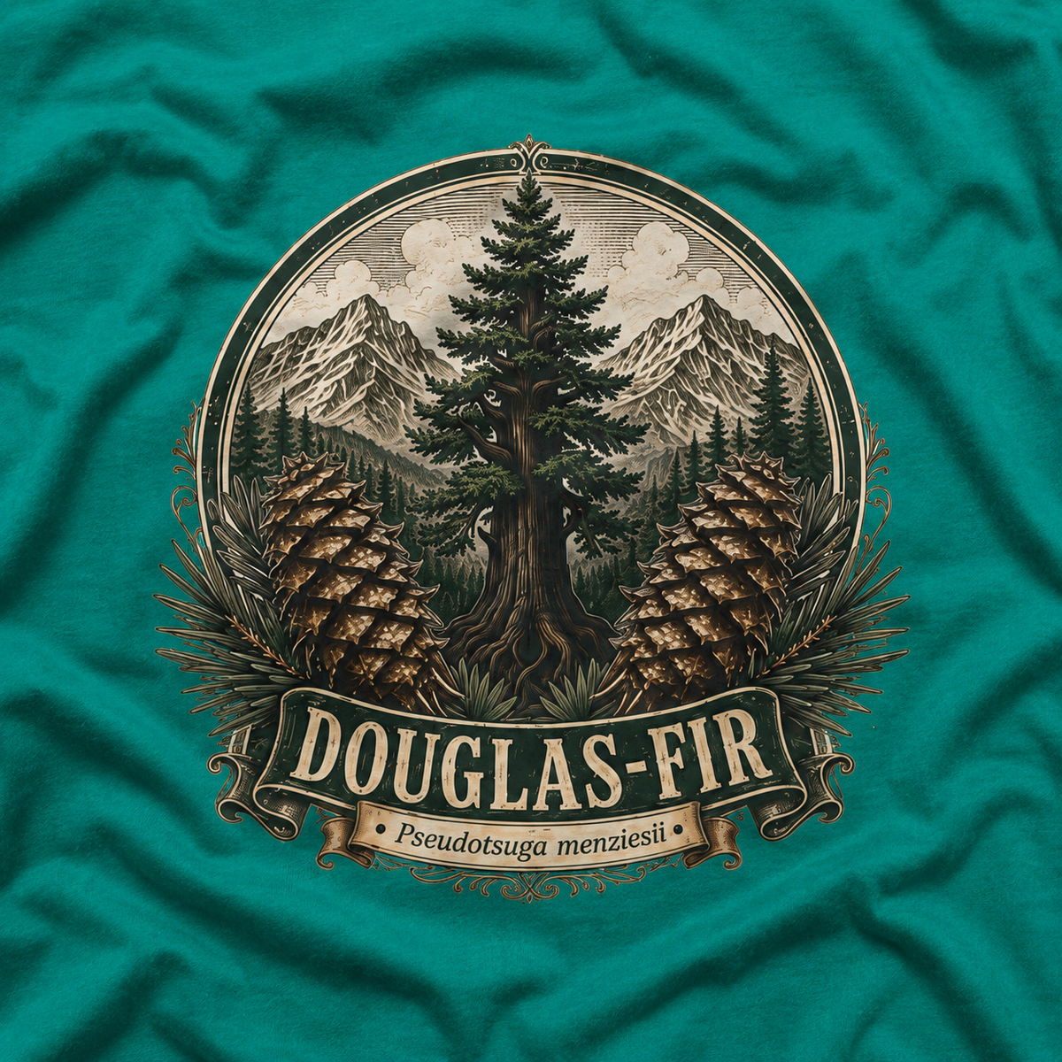 Douglas-Fir, Pseudotsuga menziesii T‑Shirt