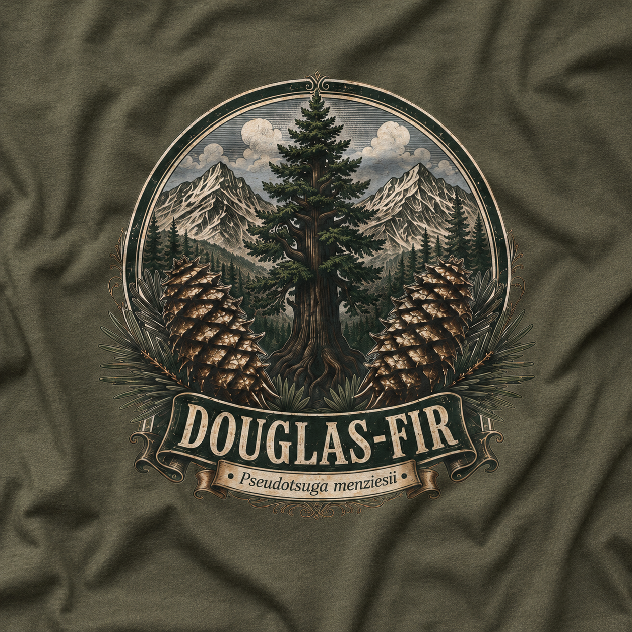 Douglas-Fir, Pseudotsuga menziesii T‑Shirt