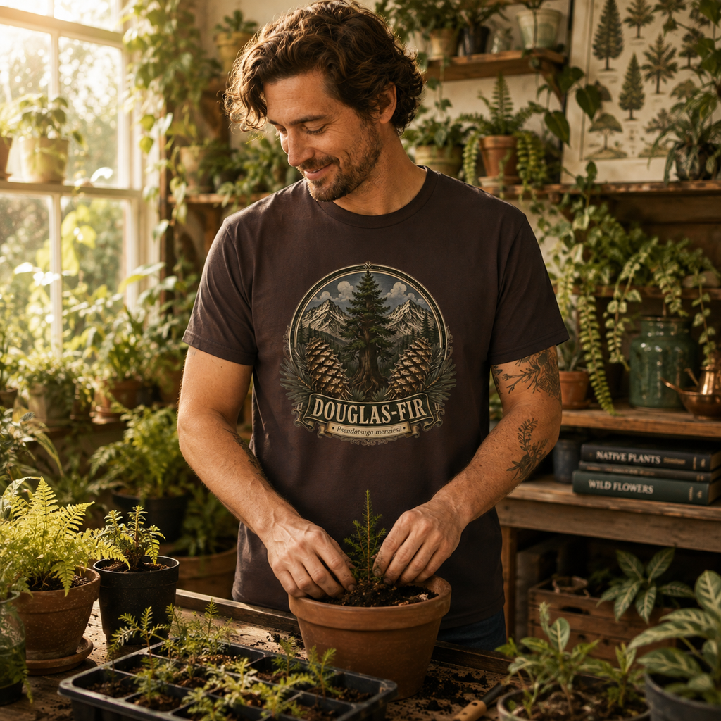 Douglas-Fir, Pseudotsuga menziesii T‑Shirt