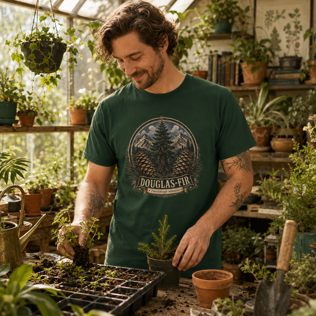 Douglas-Fir, Pseudotsuga menziesii T‑Shirt