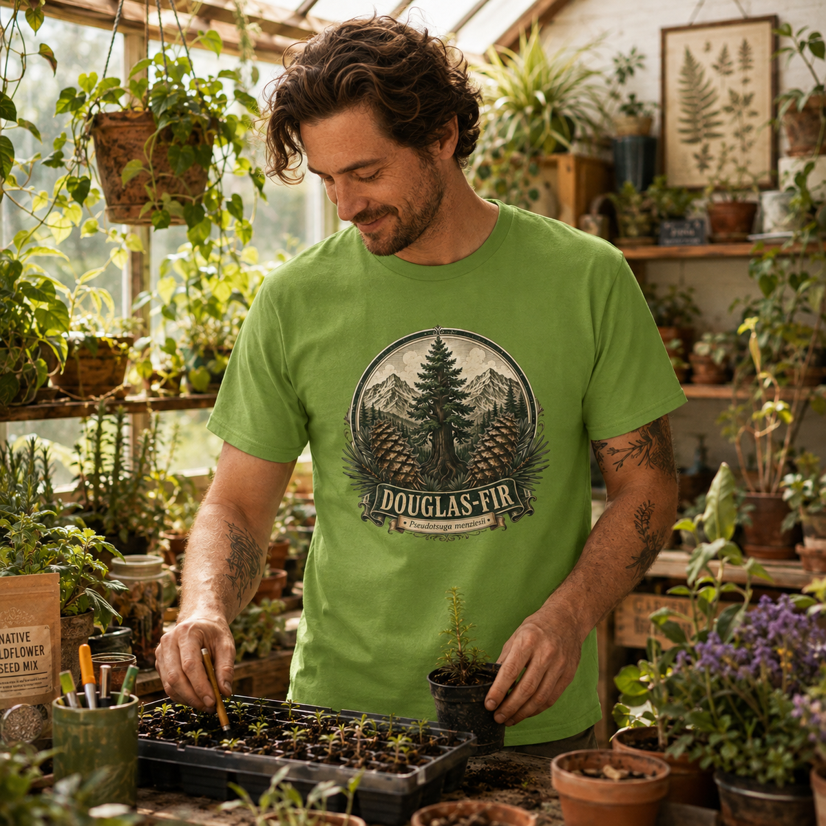 Douglas-Fir, Pseudotsuga menziesii T‑Shirt