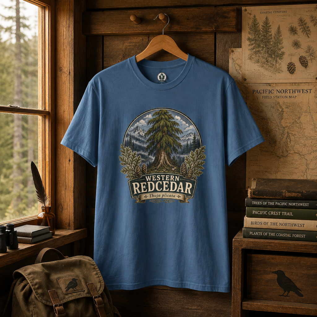 Western Redcedar, Thuja plicata Pacific Northwest Heritage T‑Shirt