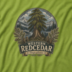 Western Redcedar, Thuja plicata Pacific Northwest Heritage T‑Shirt