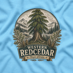Western Redcedar, Thuja plicata Pacific Northwest Heritage T‑Shirt