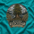 Western Redcedar, Thuja plicata Pacific Northwest Heritage T‑Shirt