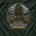 Western Redcedar, Thuja plicata Pacific Northwest Heritage T‑Shirt