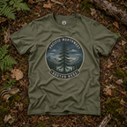 Pacific Northwest Tree T‑Shirt — “Rooted Here” Tee