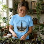 Pacific Northwest Tree T‑Shirt — “Rooted Here” Tee