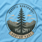 Pacific Northwest Tree T‑Shirt — “Rooted Here” Tee