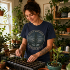 Pacific Northwest Tree T‑Shirt — “Rooted Here” Tee