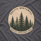 Pacific Northwest Tree T‑Shirt - "Rooted - Resilient - Real"