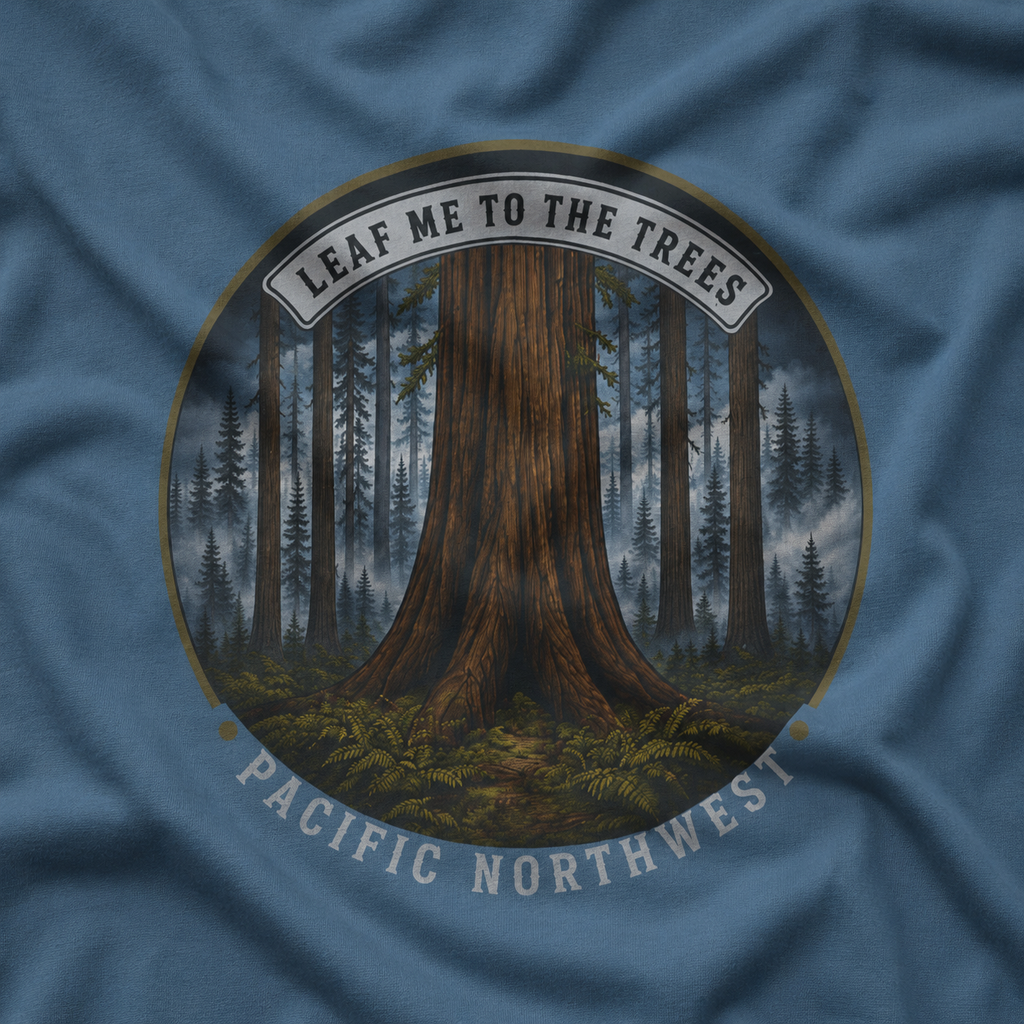 Leaf Me to the Trees Pacific Northwest Tree T‑Shirt